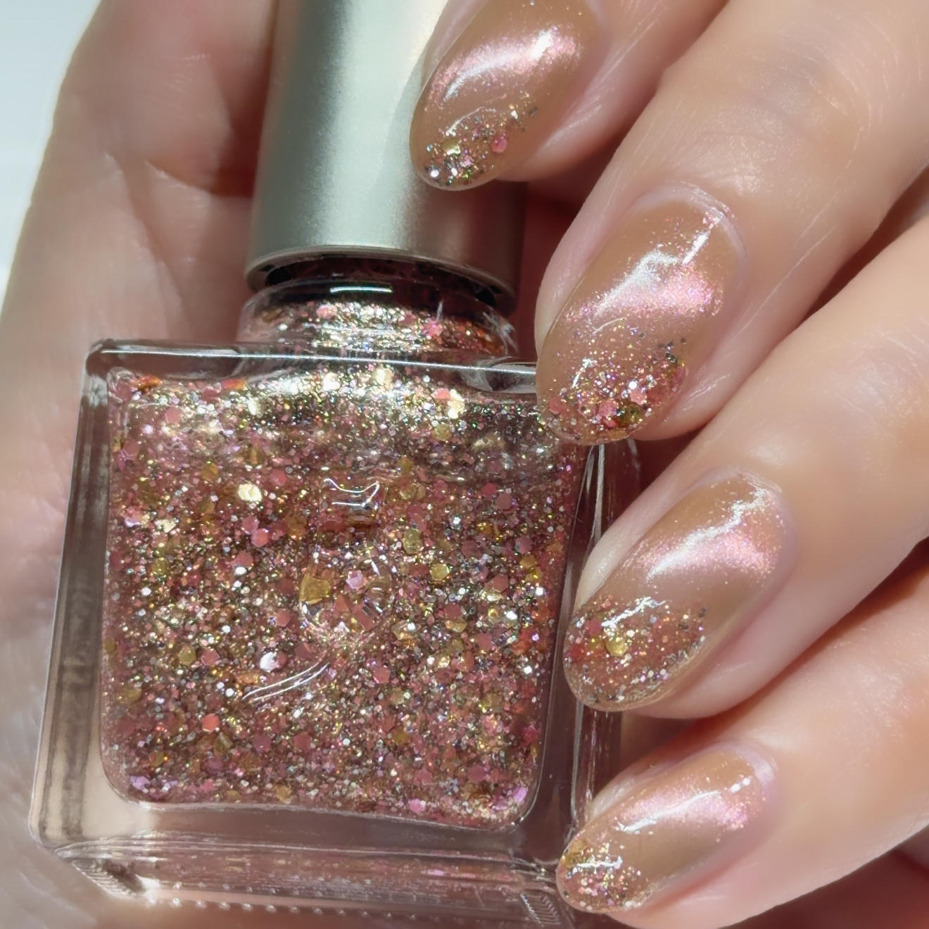 ネイルエス　pinkgold jem