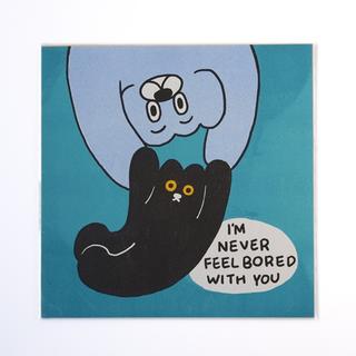 【Dumpling Cat Family】I'M NEVER FEEL BORED WITH YOU ※額装無しのシート販売 