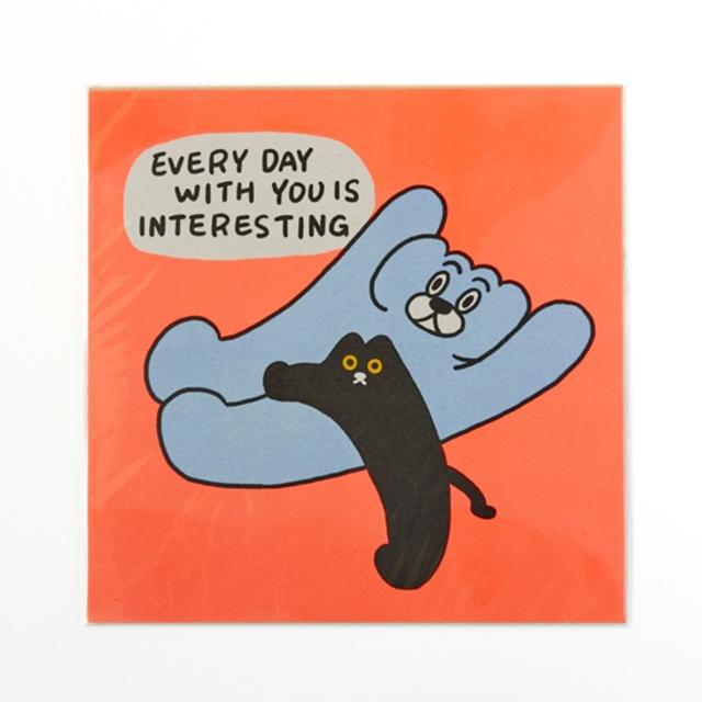 【Dumpling Cat Family】EVERYDAY WITH YOU IS INTERESTING ※額装無しのシート販売