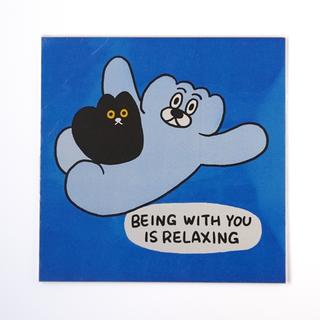 【Dumpling Cat Family】BEING WITH YOU IS RELAXING 額装無しのシート販売