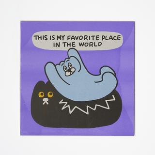 【Dumpling Cat Family】THIS IS MY FAVORITE PLACE IN THE WORLD ※額装無しのシート販売 