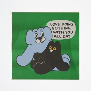 【Dumpling Cat Family】I LOVE DOING NOTHING WITH YOU ALL DAY ※額装無しのシート販売