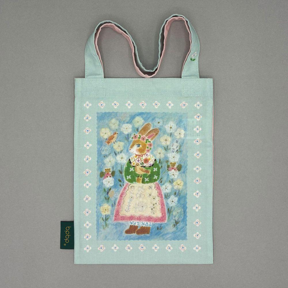 【Aiko Fukawa】SHEETING MINI TOTE BAG シーチング ミニトートバッグ -BLOOM-