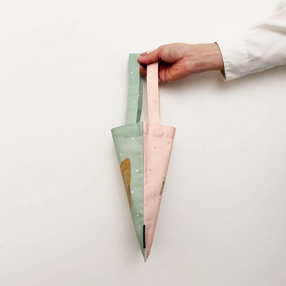 【Aiko Fukawa】SHEETING MINI TOTE BAG シーチング ミニトートバッグ -PRAY-