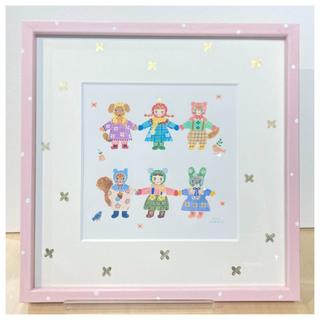 【Aiko Fukawa：額装付き原画】布川愛子 Whispers of Childhood