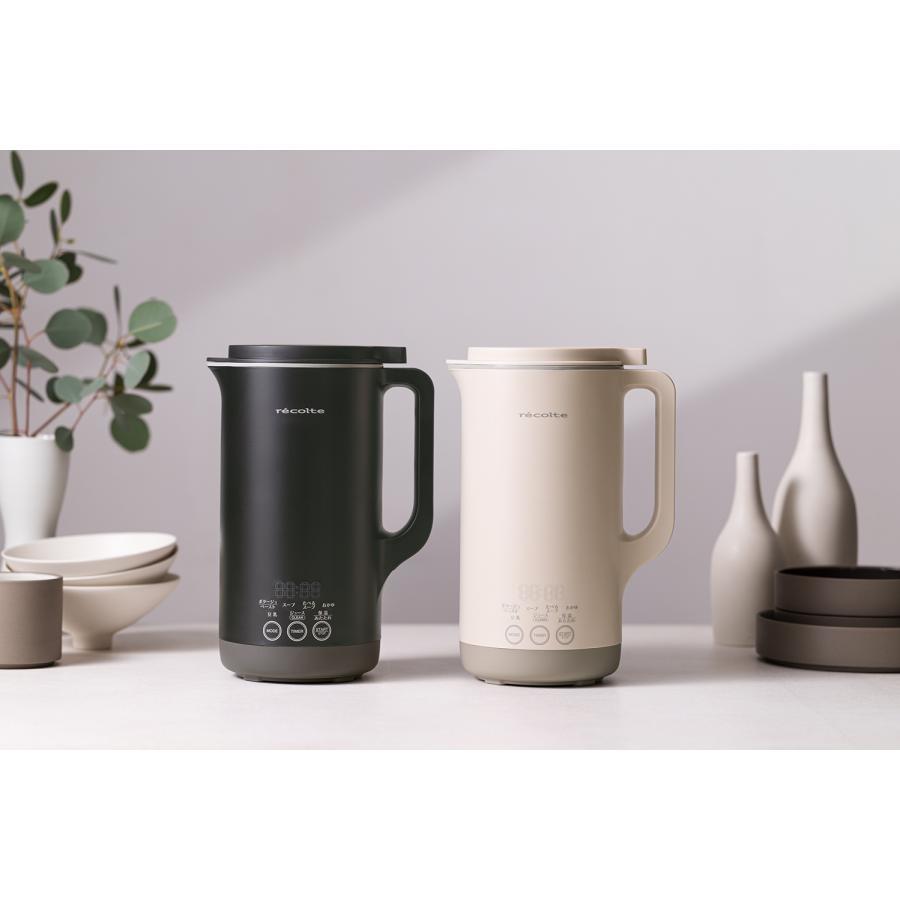 【数量限定予約購入特典あり】レコルト 自動調理ポット ラージ ナチュラルブラック