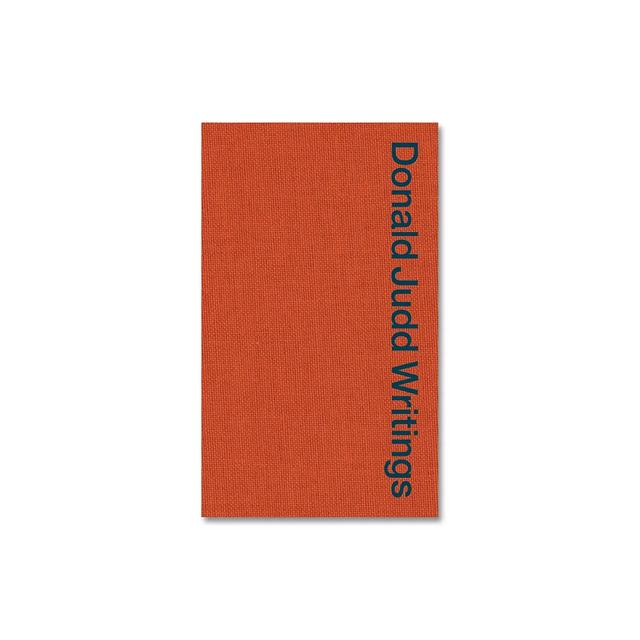 DONALD JUDD WRITINGS by Donald Judd　ドナルド・ジャッド 作品集