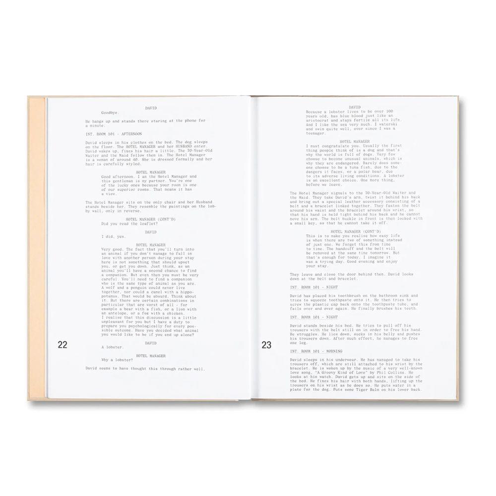  THE LOBSTER SCREENPLAY BOOK