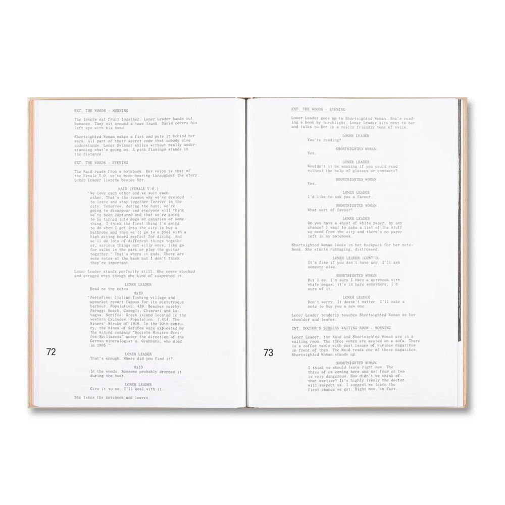  THE LOBSTER SCREENPLAY BOOK