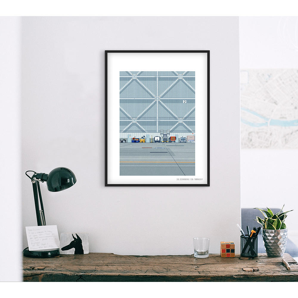 【予約】嶋田里英 ジークレ作品「Ready for…」専用フレーム　※3月下旬頃発送予定