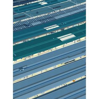 【予約・受注生産】【嶋田里英・直筆サイン入り】ジークレー作品「プラットホーム」※3月下旬頃発送予定