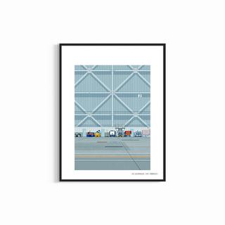 【予約】嶋田里英 ジークレ作品「Ready for…」専用フレーム　※3月下旬頃発送予定