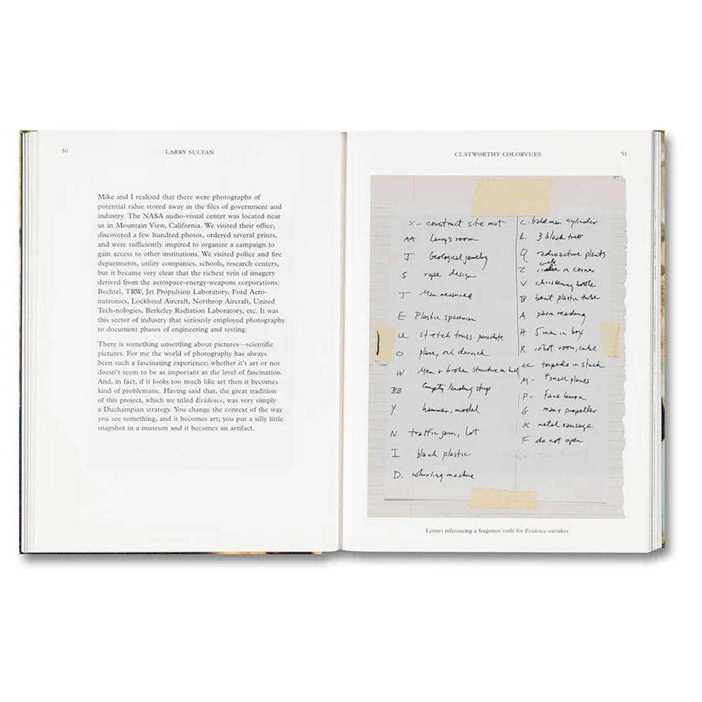 WATER OVER THUNDER: SELECTED WRITINGS by Larry Sultan（ラリー・サルタン）