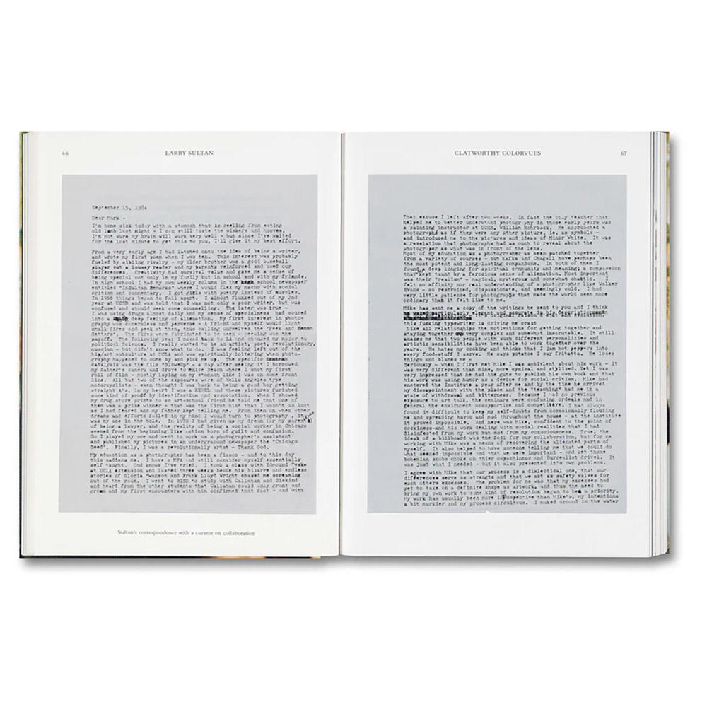 WATER OVER THUNDER: SELECTED WRITINGS by Larry Sultan（ラリー・サルタン）