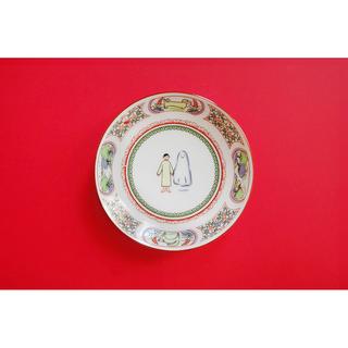 大津萌乃　お化け文 小皿