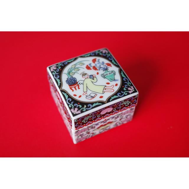 大津萌乃　天使文 角蓋物