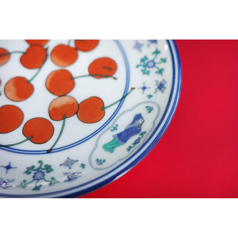 大津萌乃　桜桃文 銘々皿