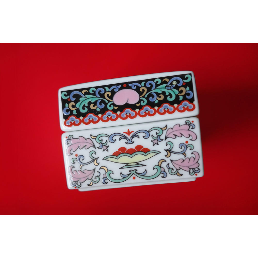 大津萌乃　天使文 角蓋物