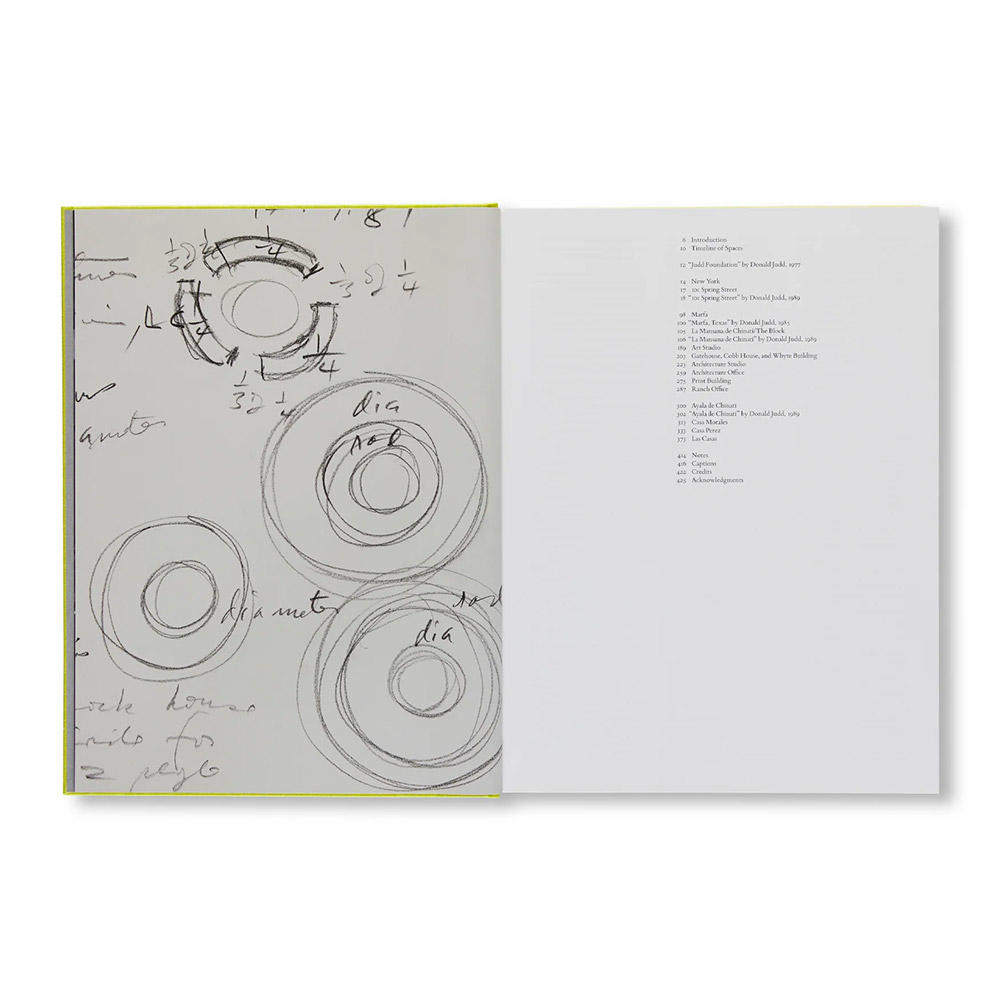 【再入荷予約】DONALD JUDD SPACES by Donald Judd（ドナルド・ジャッド） 作品集　※4月中の再入荷を予定