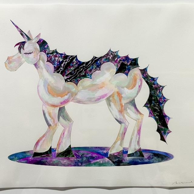 【青山希望：作品】「空想の庭 - ユニコーン」　※2026年3月下旬～4月上旬頃発送予定