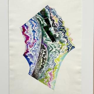 【青山希望：作品】「不思議な模様の石」　※2026年3月下旬～4月上旬頃発送予定