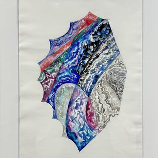 【青山希望：作品】「不思議な模様の石」　※2026年3月下旬～4月上旬頃発送予定