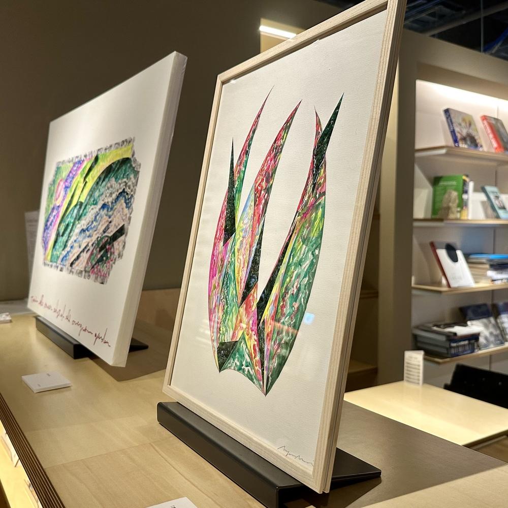 【青山希望：作品】「空想の庭 - 躍動の草」　※2026年3月下旬～4月上旬頃発送予定