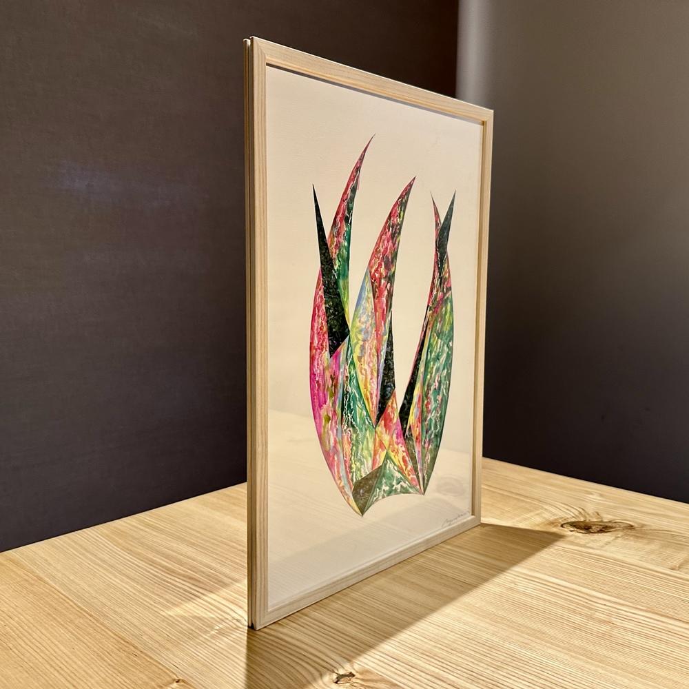 【青山希望：作品】「空想の庭 - 躍動の草」　※2026年3月下旬～4月上旬頃発送予定