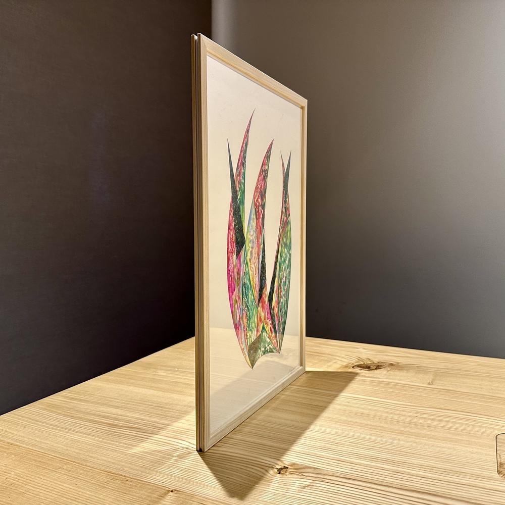 【青山希望：作品】「空想の庭 - 躍動の草」　※2026年3月下旬～4月上旬頃発送予定