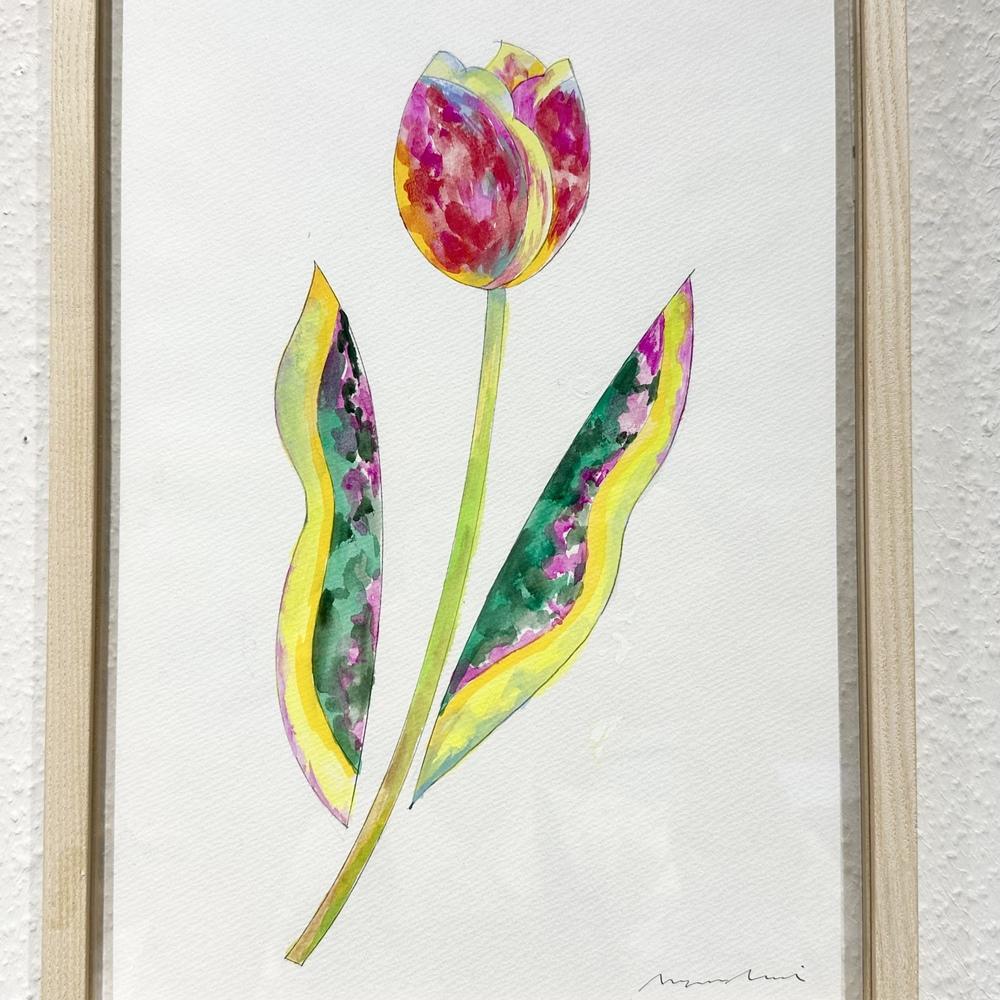 【青山希望：作品】「空想の庭 - 一輪の花」　※2026年3月下旬～4月上旬頃発送予定