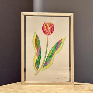 【青山希望：作品】「空想の庭 - 一輪の花」　※2026年3月下旬～4月上旬頃発送予定