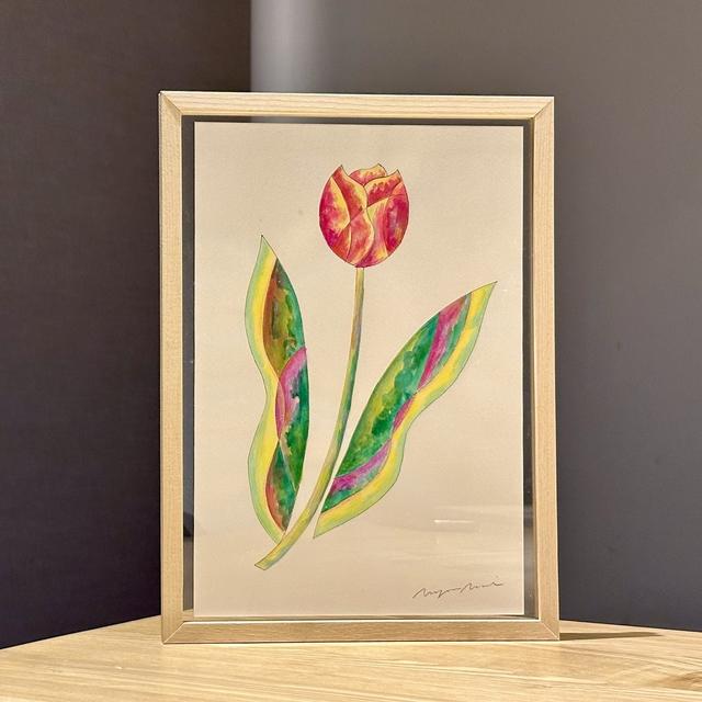 【青山希望：作品】「空想の庭 - 一輪の花」　※2026年3月下旬～4月上旬頃発送予定