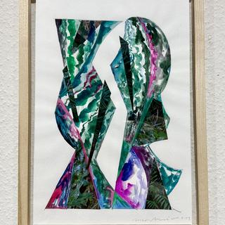 【青山希望：作品】「空想の庭 - 二本の木」　※2026年3月下旬～4月上旬頃発送予定