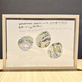 【青山希望：作品】「Echoes in Stone - ３つの丸い石」　※2026年3月下旬～4月上旬頃発送予定