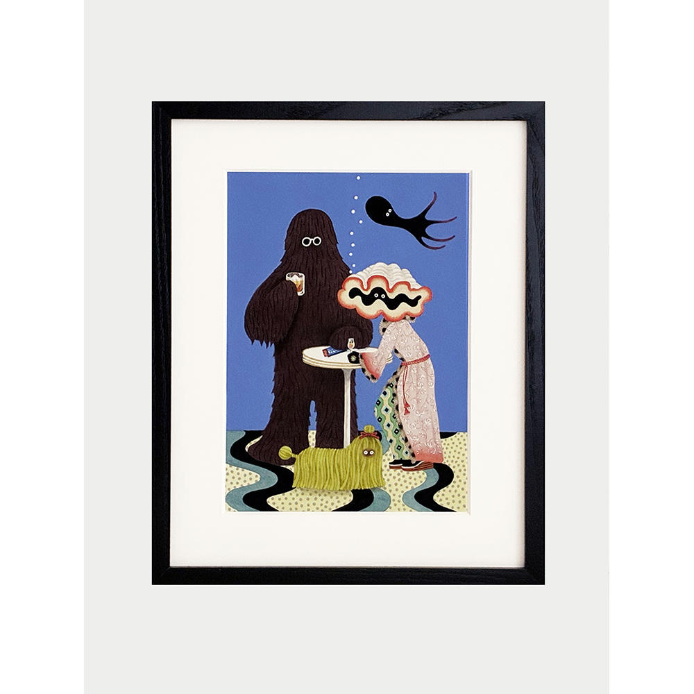 【予約】【小林マキ】原画（額装）Cruise through  the Night　※4月中旬頃発送予定