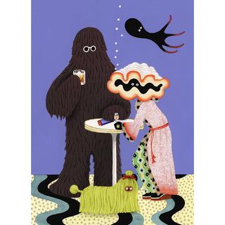 【予約】【小林マキ】原画（額装）Cruise through  the Night　※4月中旬頃発送予定