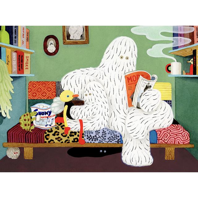 【予約】【小林マキ】原画（額装）Cozy Place　※4月中旬頃発送予定