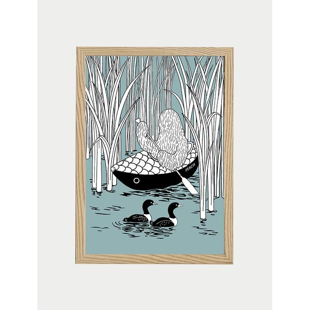 【予約】【小林マキ】ジクレー Marshland (額装)　※4月下旬頃発送予定