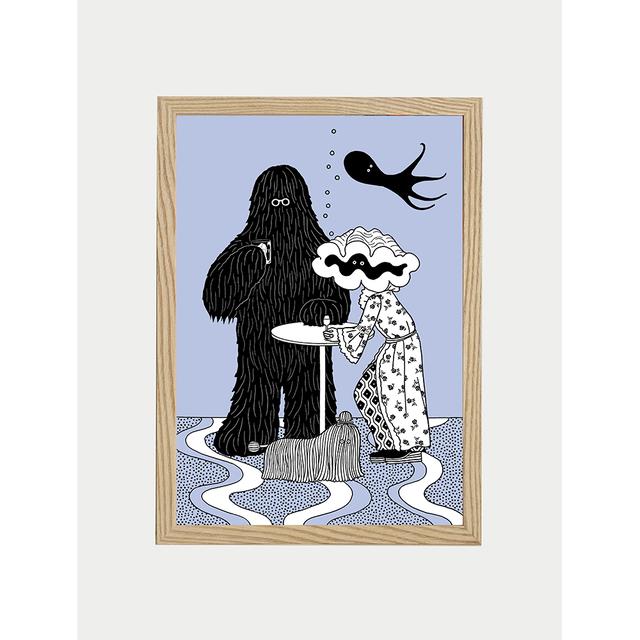 【予約】【小林マキ】ジクレー Cruise through the Night (額装)　※4月下旬頃発送予定