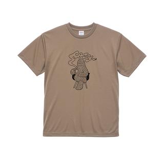 【小林マキ】Tシャツ　Coffee　茶