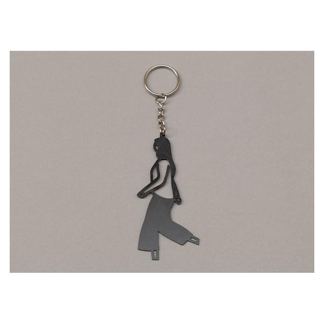 【ジュリアン・オピー】Sonia Keyrings - Black　メタルキーリング