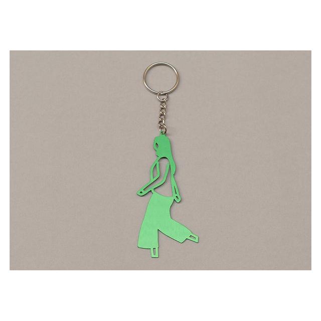 【ジュリアン・オピー】Sonia Keyrings - Green　メタルキーリング