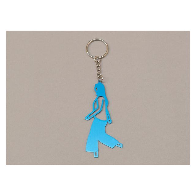 【ジュリアン・オピー】Sonia Keyrings - Blue　メタルキーリング