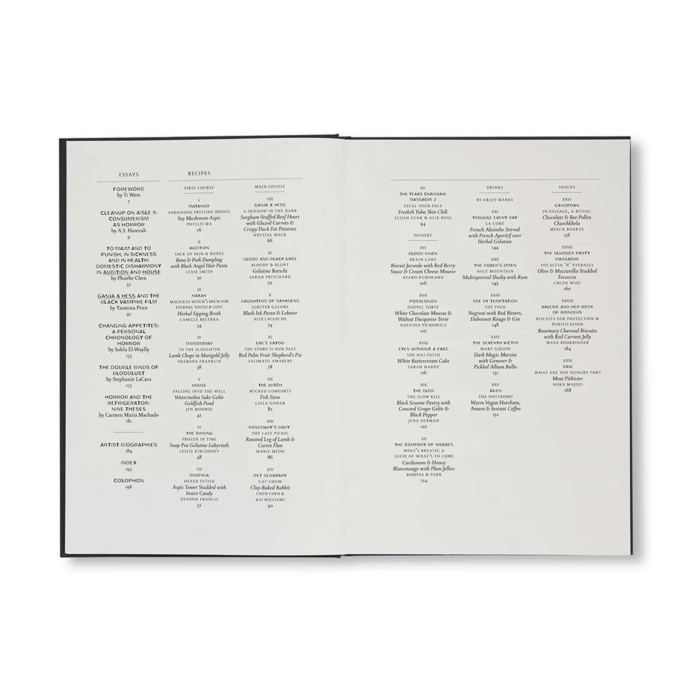 【A24】HORROR CAVIAR: A COOKBOOK by Justin J Wee　 ジャスティン・J・ウィー  作品集