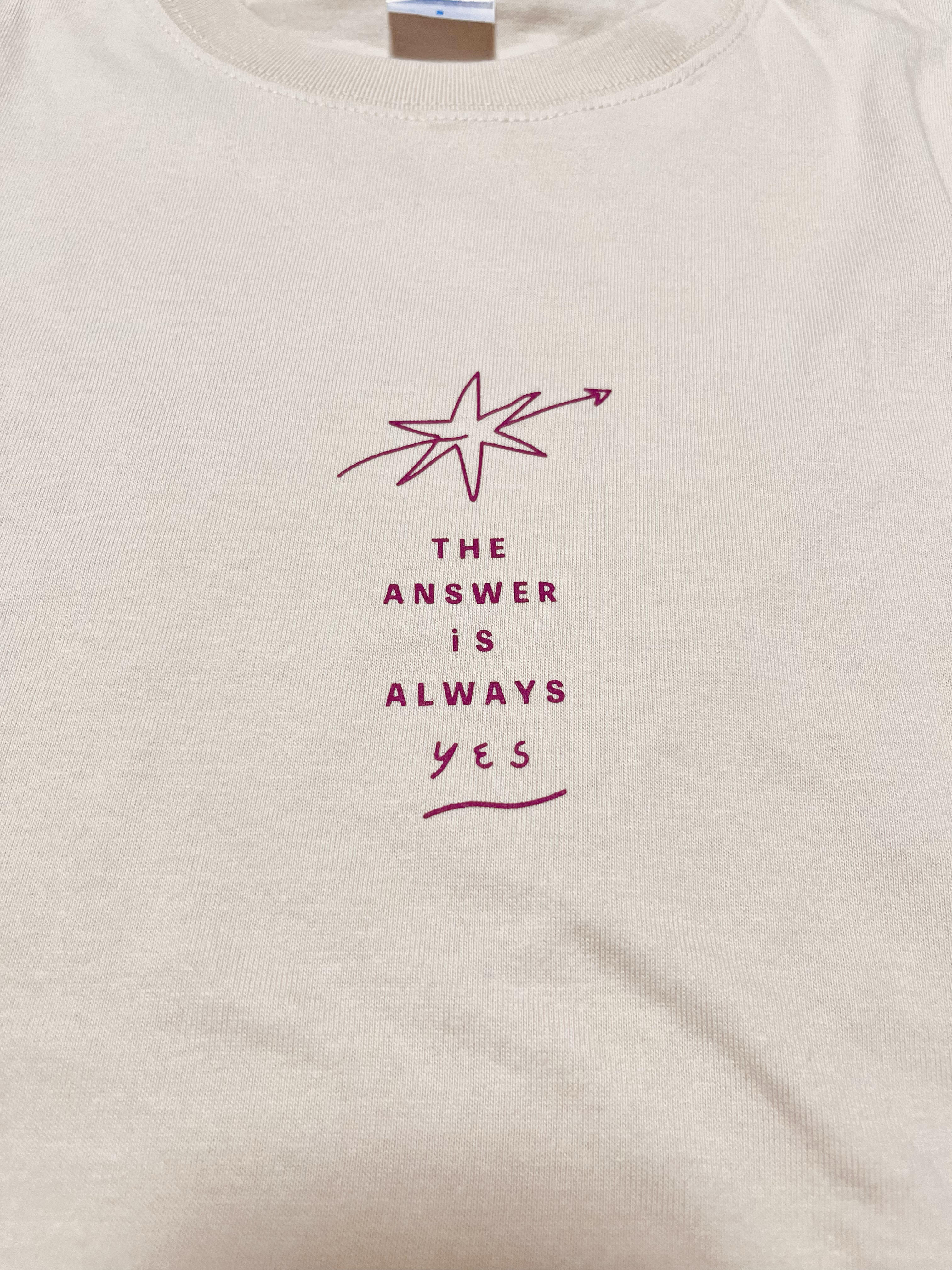 YES ロングTシャツ　際恵理