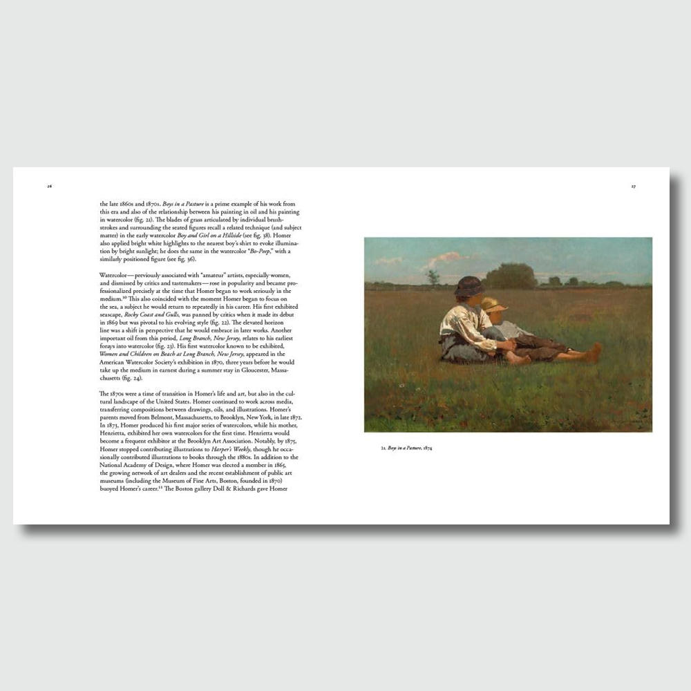 Winslow Homer in Watercolor　ウィンスロー・ホーマー　水彩画作品集