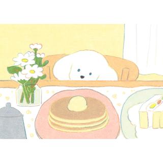 (受注) てらおかなつみのたくさんの犬展 ジークレー L_01 額付 直筆サイン入り