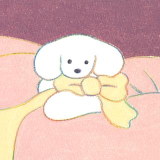 (受注) てらおかなつみのたくさんの犬展 ジークレー S_07 額付 直筆サイン入り