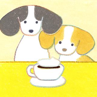(受注) てらおかなつみのたくさんの犬展 ジークレー S_15 額付 直筆サイン入り