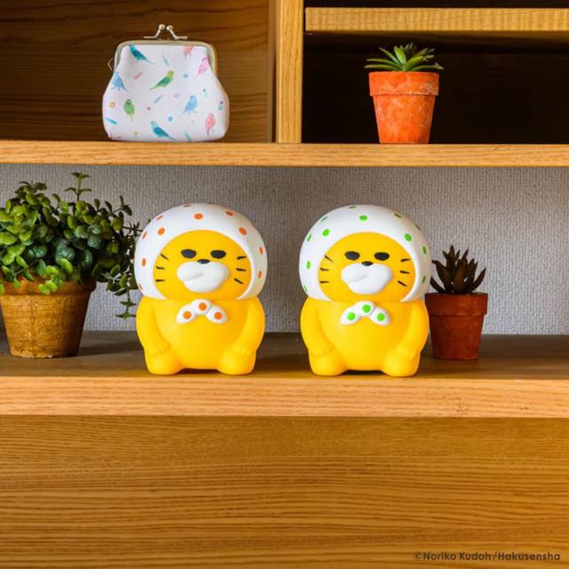 ノラネコぐんだん ほっかむりちょきんばこ / きみどりver.